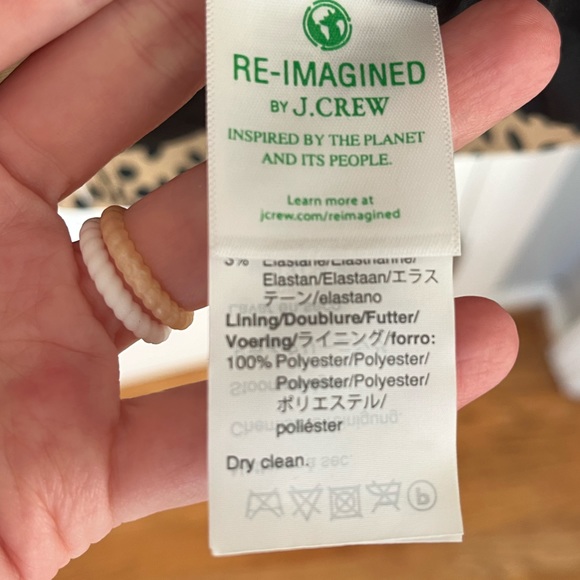 J. Crew, size 4, sheath-style dress in cheetah/animal print. New with tags. - Picture 9 of 10